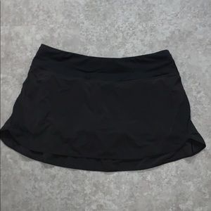 Lulu lemon black tennis skirt